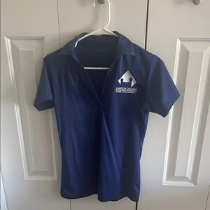 Women’s XS blue polo shirt